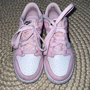 Nike Sneakers pink/burgundy size 13.5.. good condition.